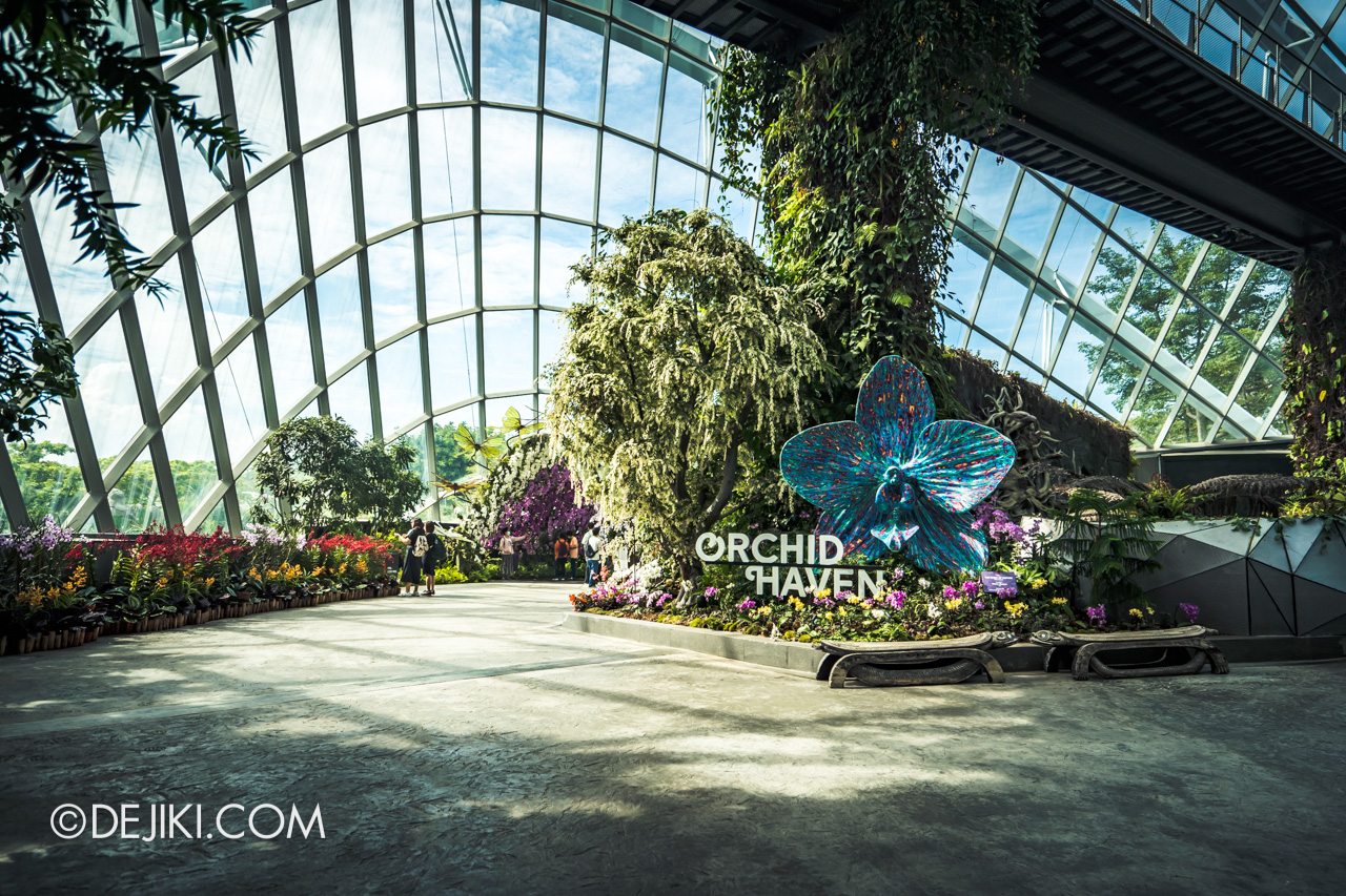 Gardens by the Bay Cloud Forest Orchid Haven entrance