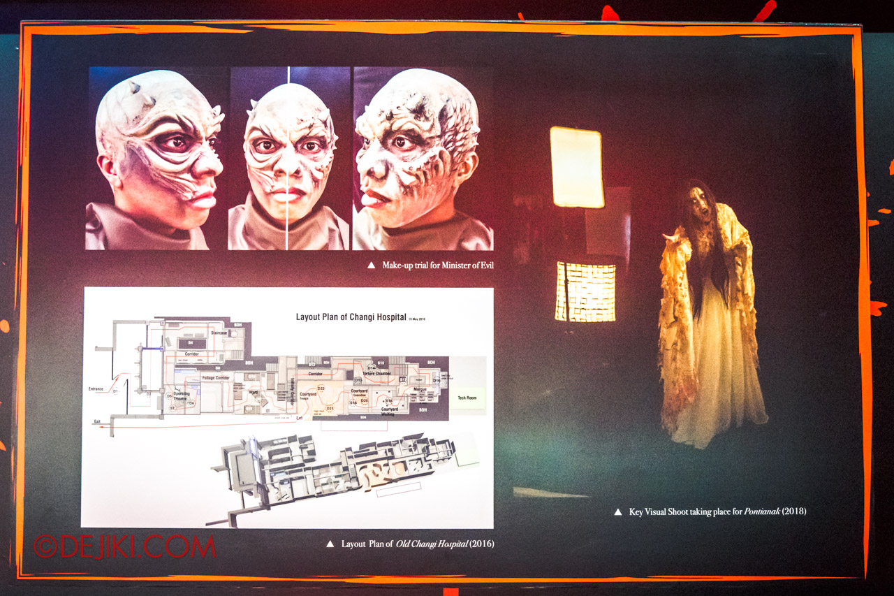 USS Halloween Horror Nights Exhibition 7 Stages of Development Creatives