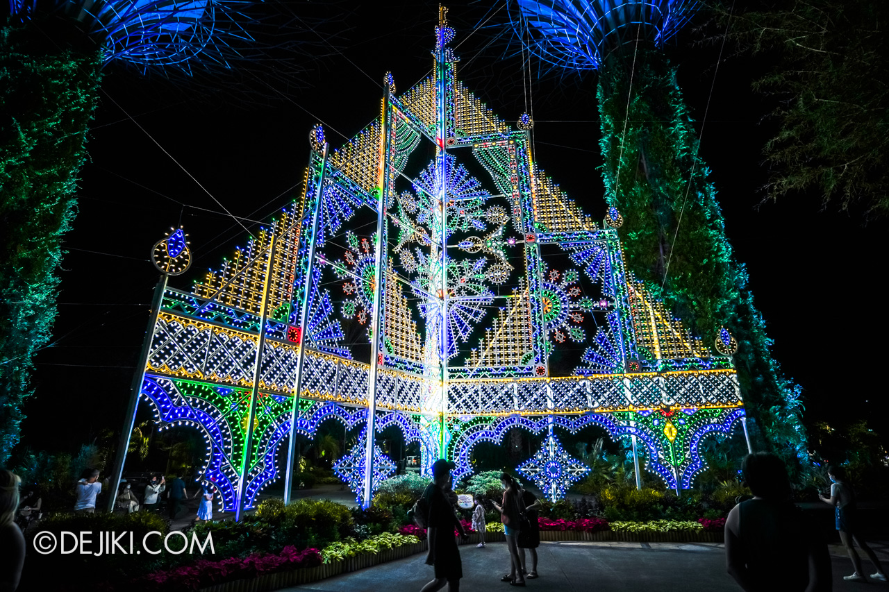 Gardens by the Bay Christmas Wonderland 2021 Main Entrance Luminarie