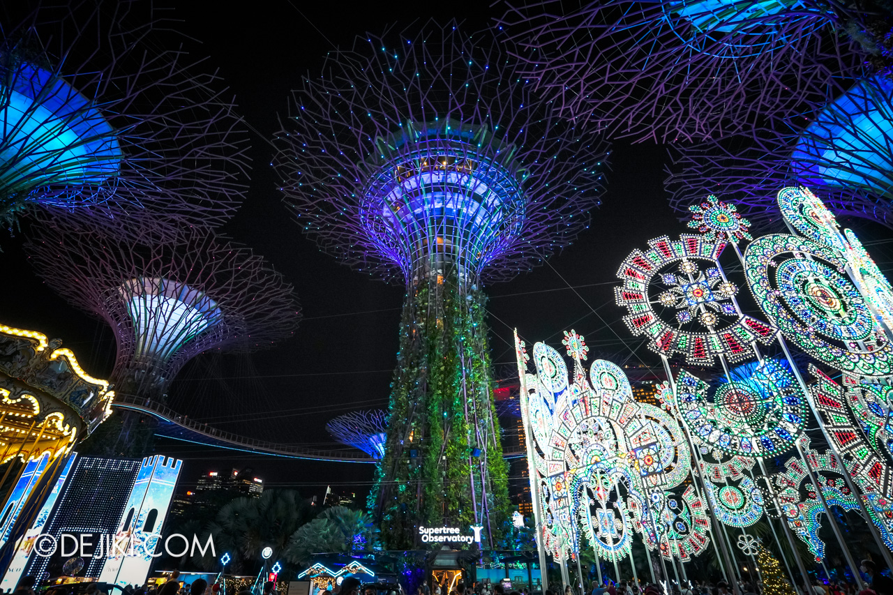 Gardens by the Bay Christmas Wonderland 2021 Supertree