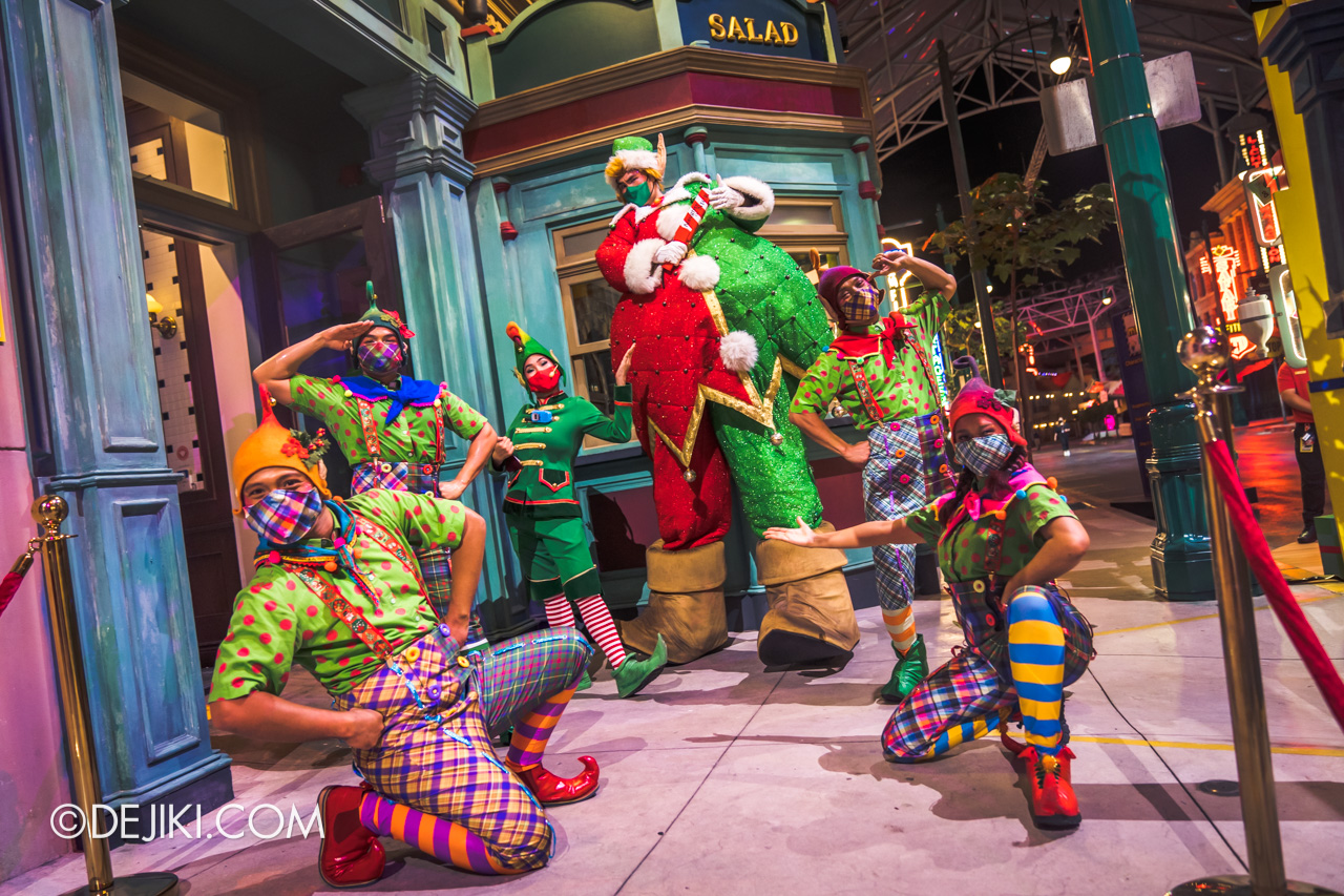 Universal Studios Singapore Its Showtime Premium Christmas Experience Tinsel Tavern Elves Meet and Greet