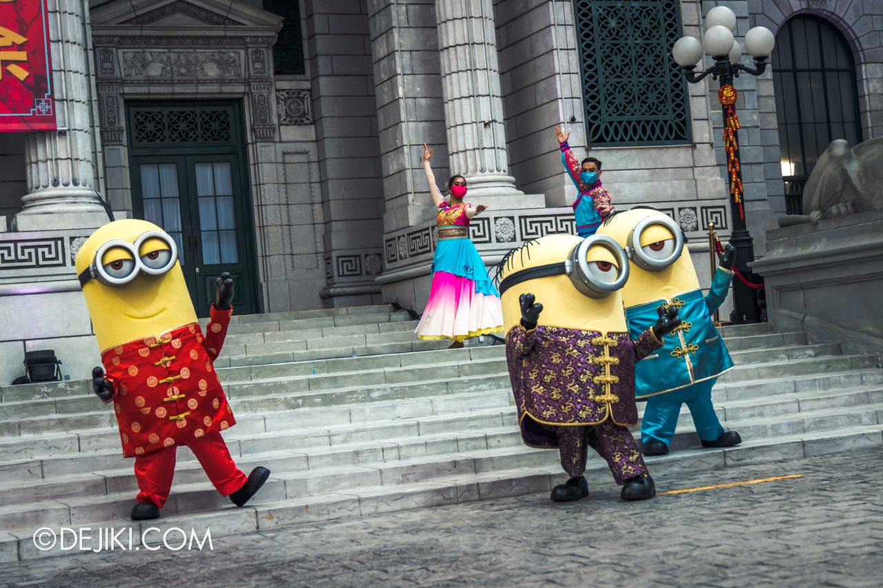 Universal Studios Singapore Its Showtime Premium Experience CNY Lunar New Year 3 Universal Lo Hei 3 Minions