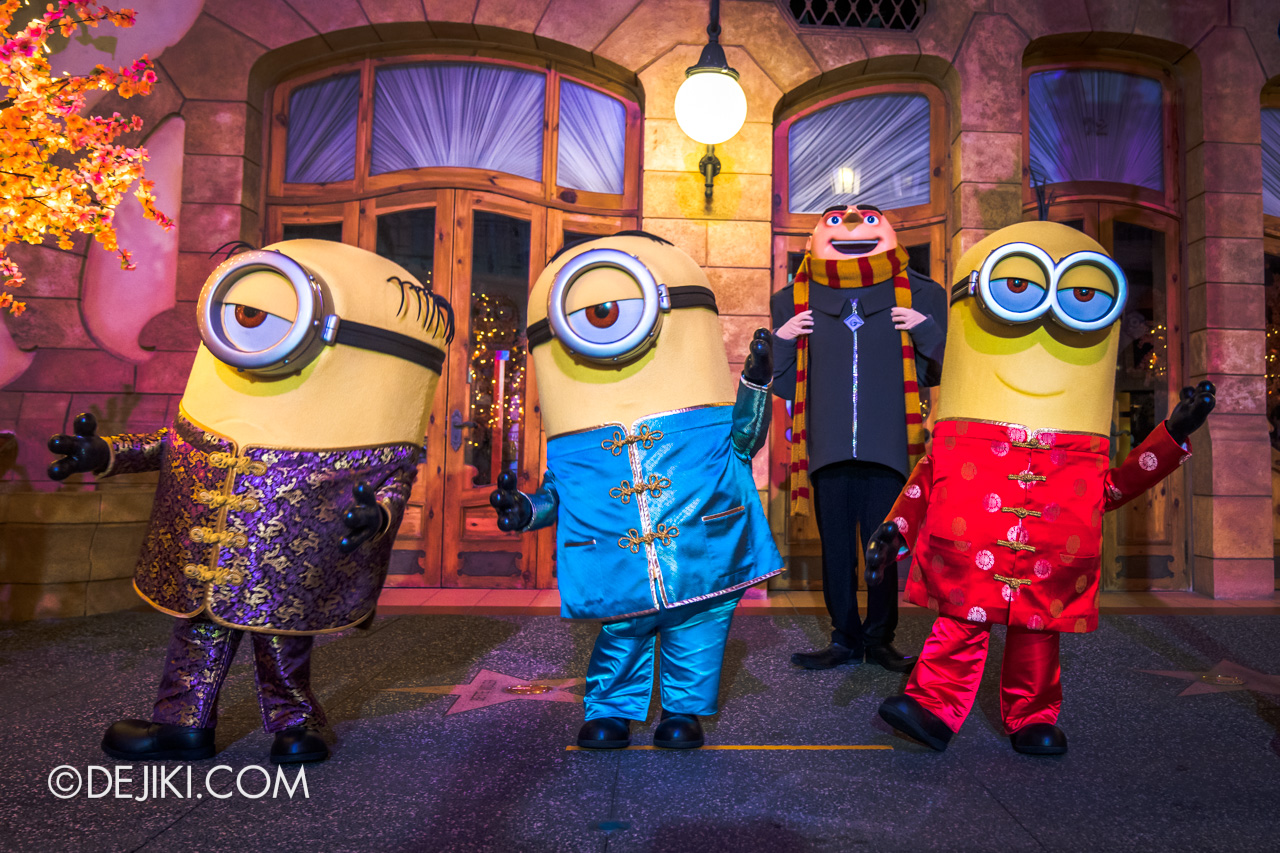 Universal Studios Singapore Its Showtime Premium Experience CNY Lunar New Year 9 Final Meet and Greets Gru and Minions