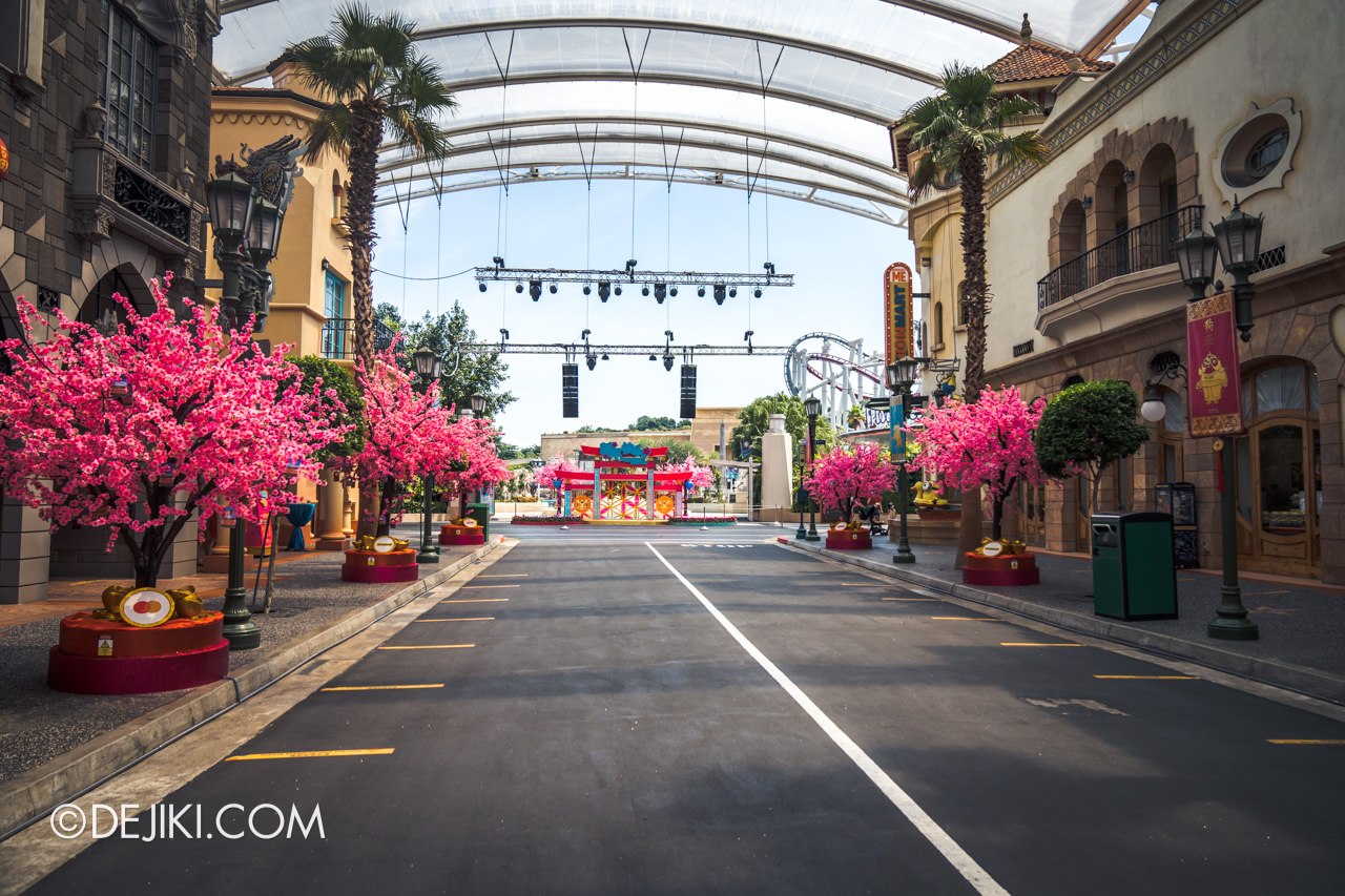 Universal Studios Singapore Park Update 2022 Leap Into Fun Lunar New Year event Hollywood zone Wishing Trees overview 2