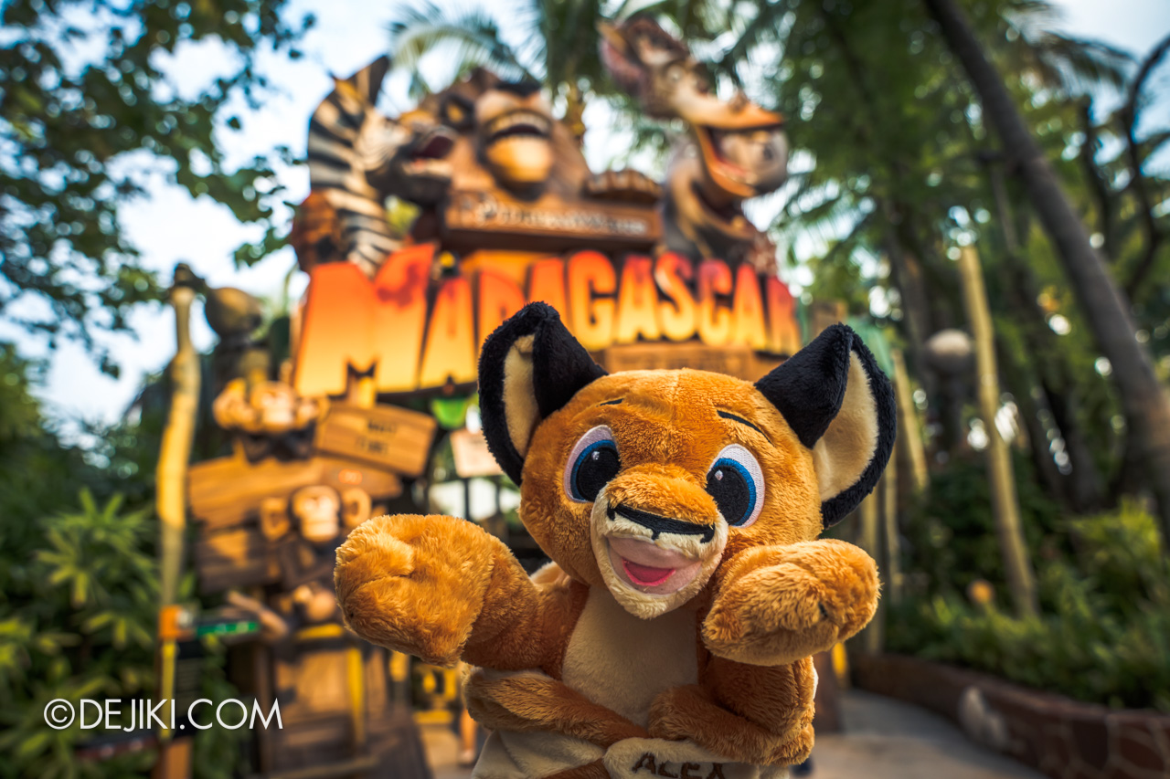 Universal Studios Singapore Madagascar Farewell One Last Boogie Baby Alex Plush prize for Tiktok Dance Challenge