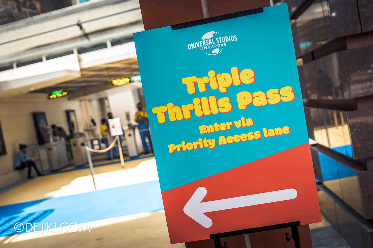 Universal Studios Singapore Groovy Summer 2022 Triple Thrills Pass Priority Entrance