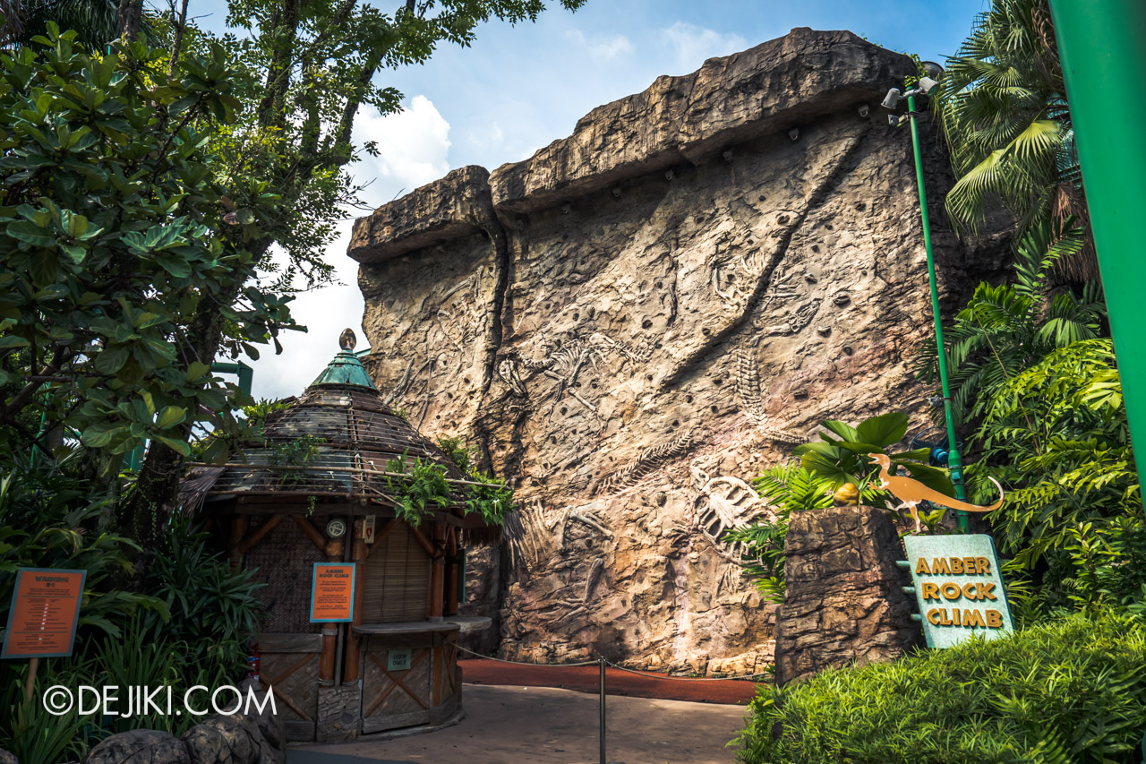 Universal Studios Singapore May 2022 Park Update Attractions Amber Rock Climb closed