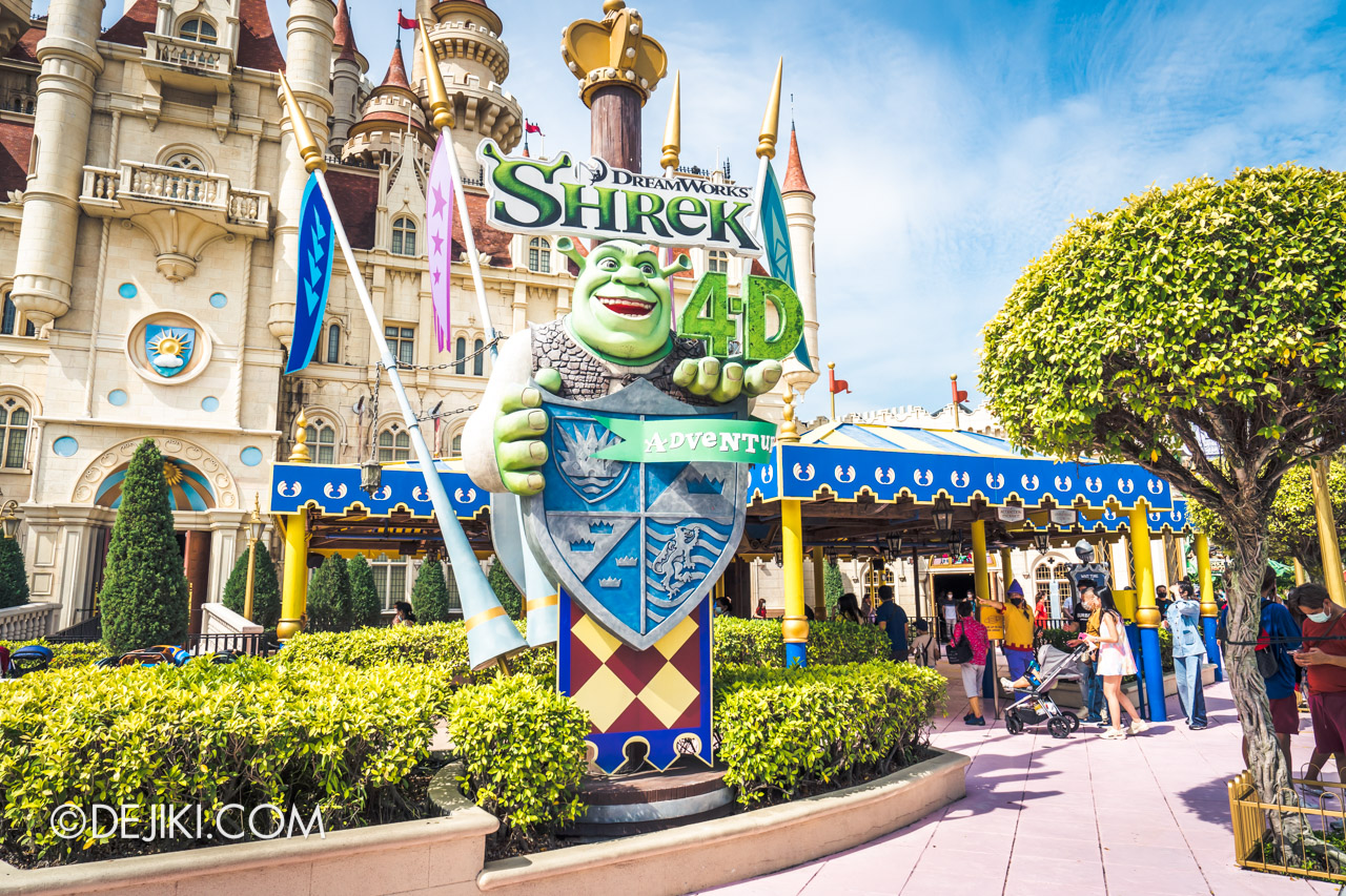 Universal Studios Singapore May 2022 Park Update Attractions Shrek 4D reopens