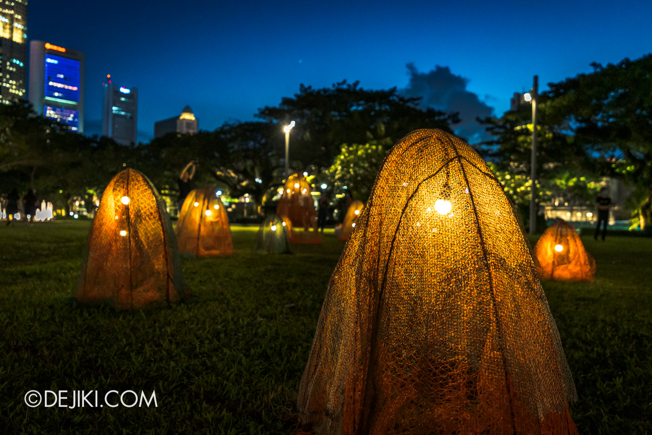 i Light Singapore 2022 18 Underworld at Esplanade Park closeup