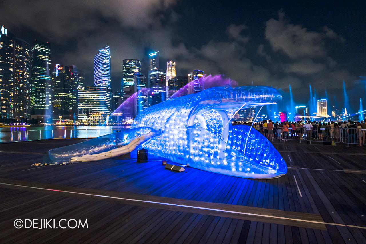 i Light Singapore 2022 2 Plastic Whale at Marina Bay Sands Event Plaza