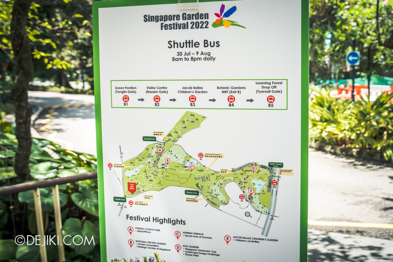 Singapore Garden Festival 2022 01 SGF Shuttle Bus map