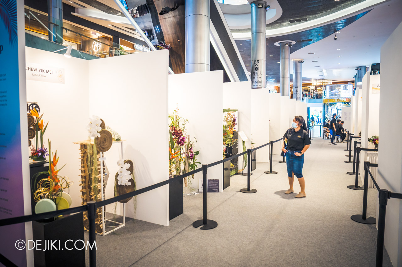 Singapore Garden Festival 2022 at Orchard Road ION Orchard B4 FDSS Cup Floral Designing Competition