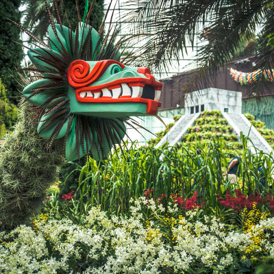 Gardens by the Bay Flower Dome 2022 Hanging Gardens Mexican Roots sq1