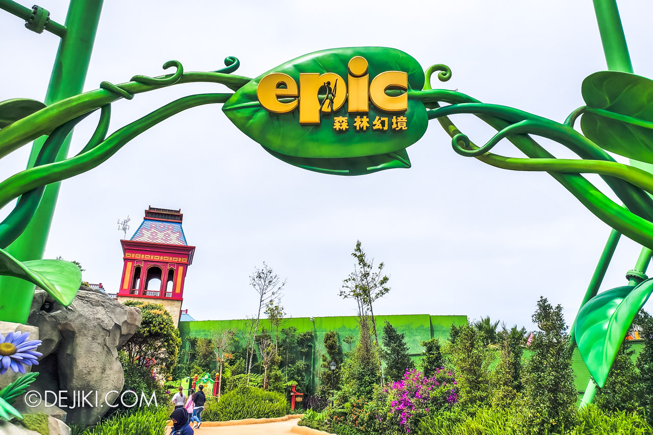 Genting SkyWorlds Theme Park Photo Tour 4 Epic zone entrance