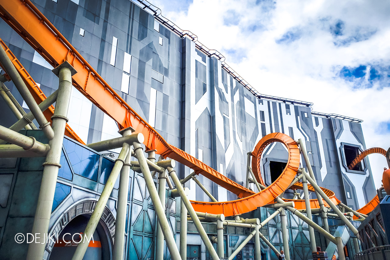 Genting SkyWorlds Theme Park Photo Tour 6 Andromeda Base SFX Coaster Track exterior