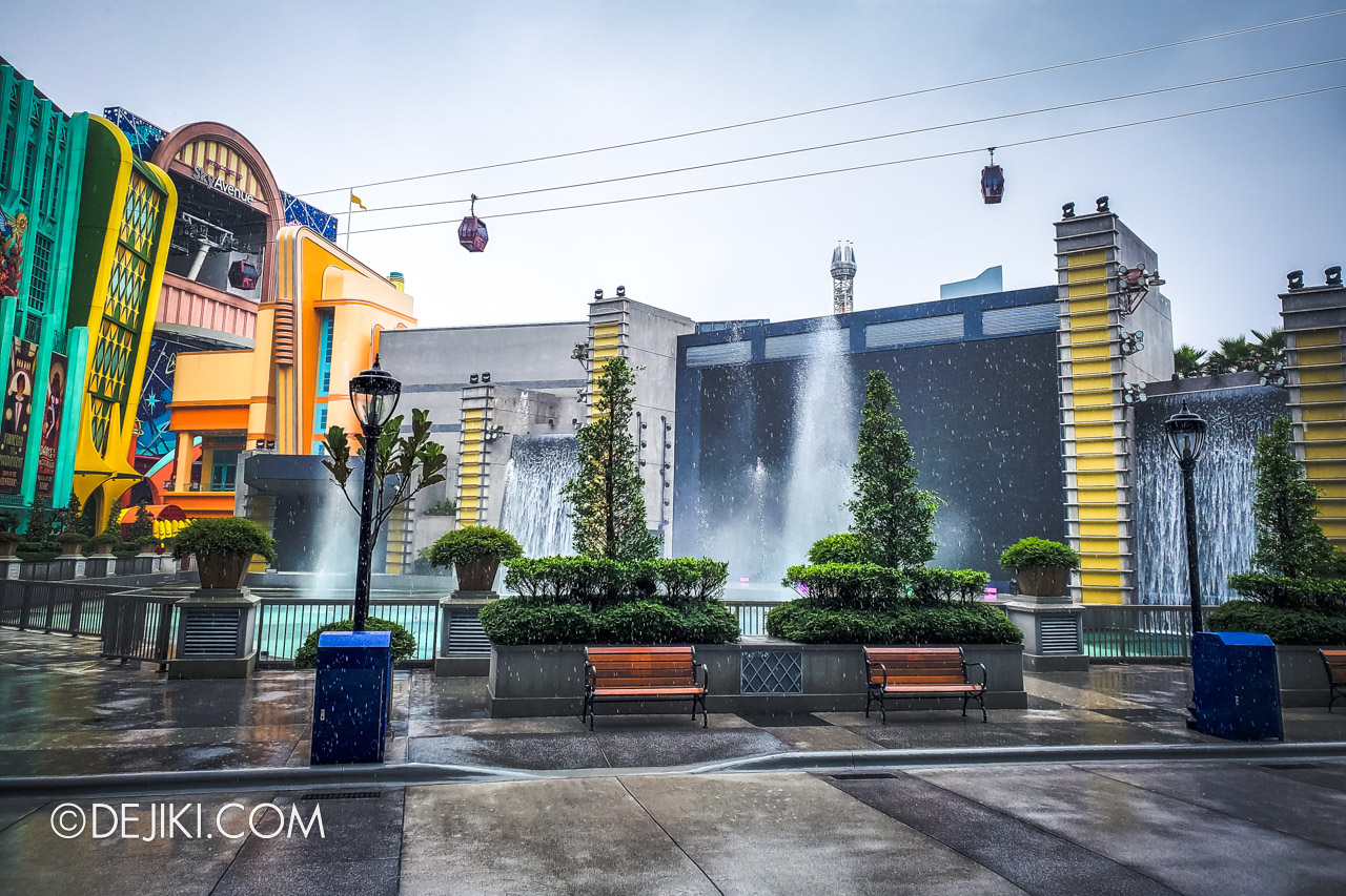 Genting SkyWorlds Theme Park Photo Tour 9 Central Park zone fountain stage