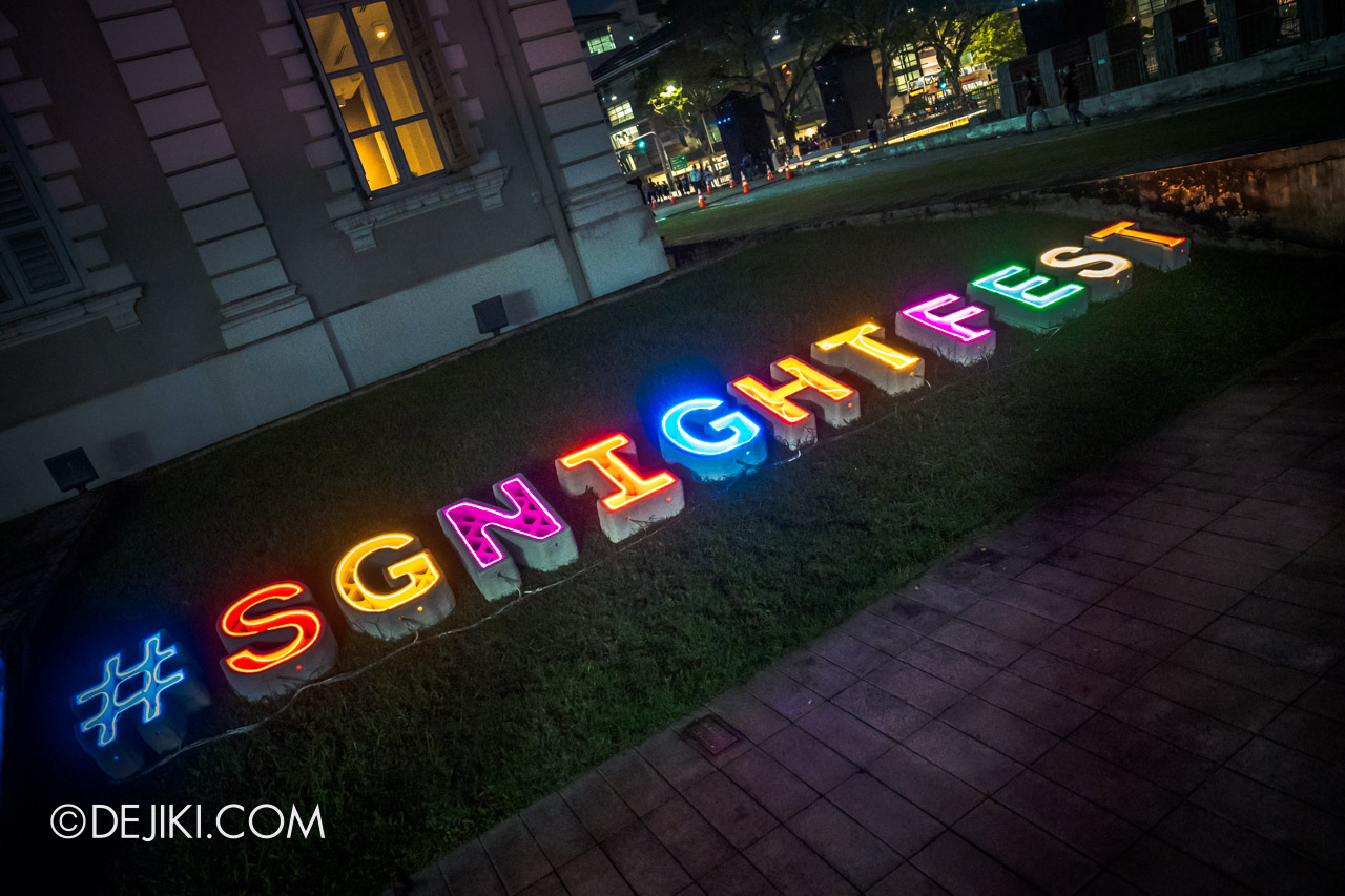 Singapore Night Festival 2022 Night Lights SGNIGHTFEST Pan United at National Museum of Singapore