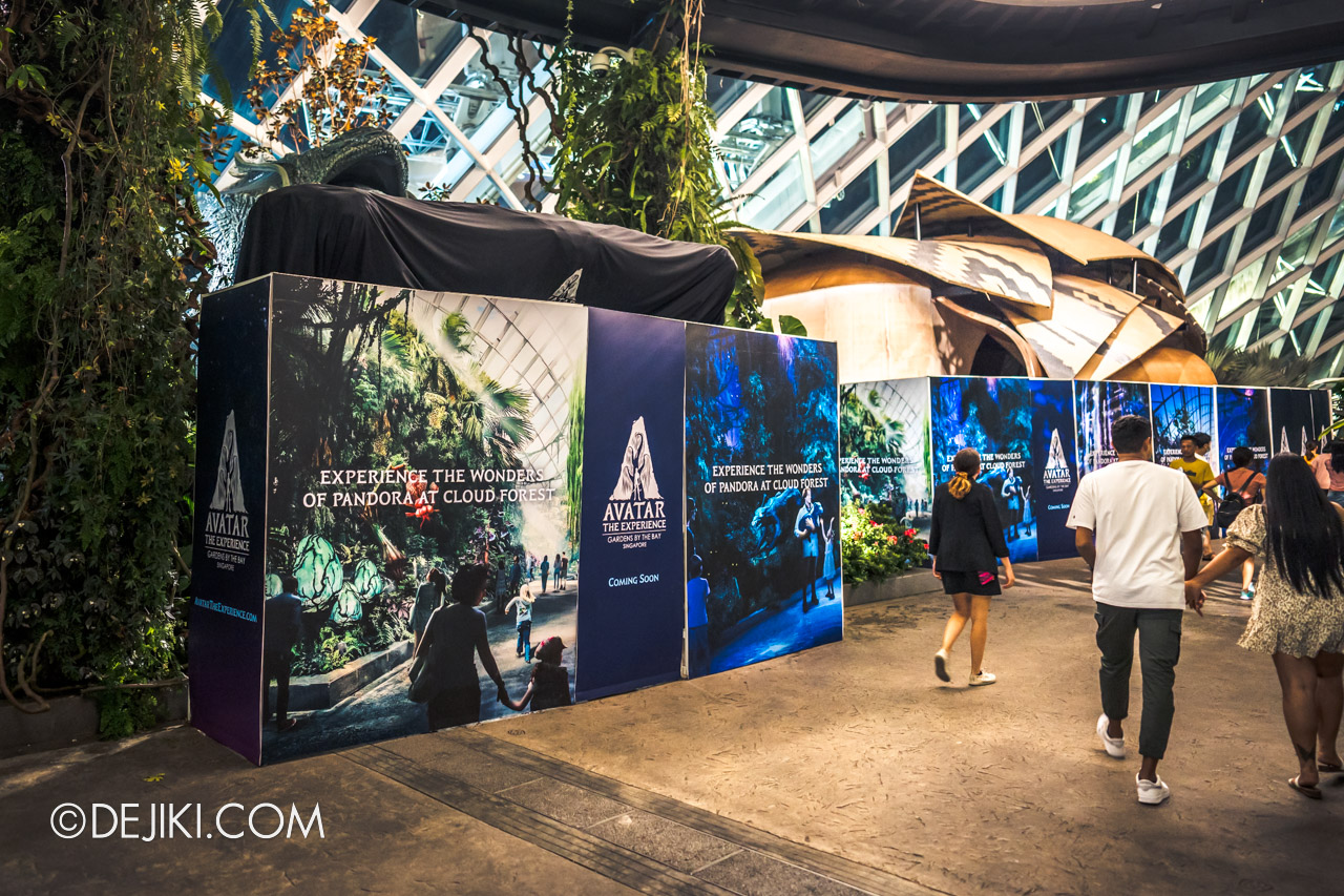 Gardens by the Bay Cloud Forest Avatar The Experience Construction Preview Foothills Hammerhead Tianothere