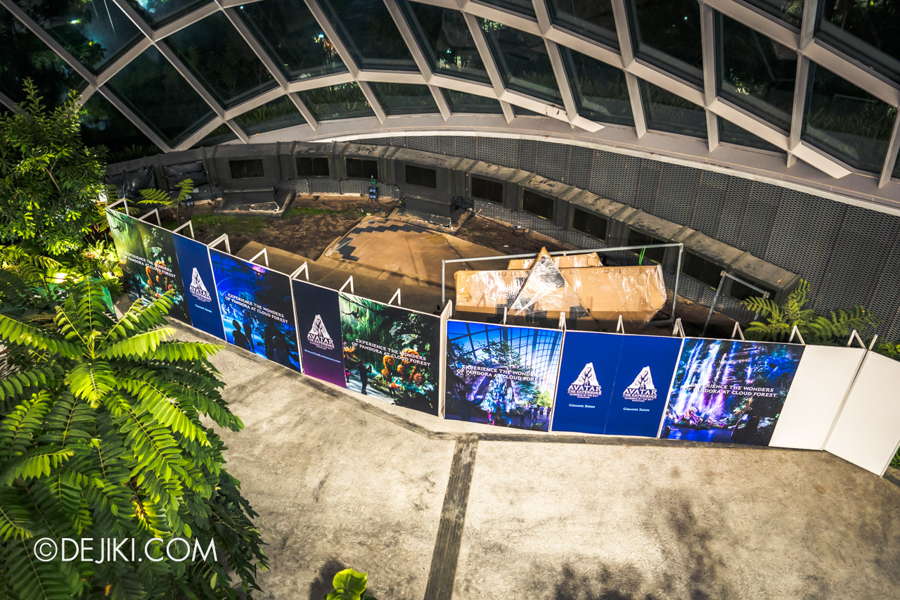 Gardens by the Bay Cloud Forest Avatar The Experience Construction Preview Orchid Haven overview