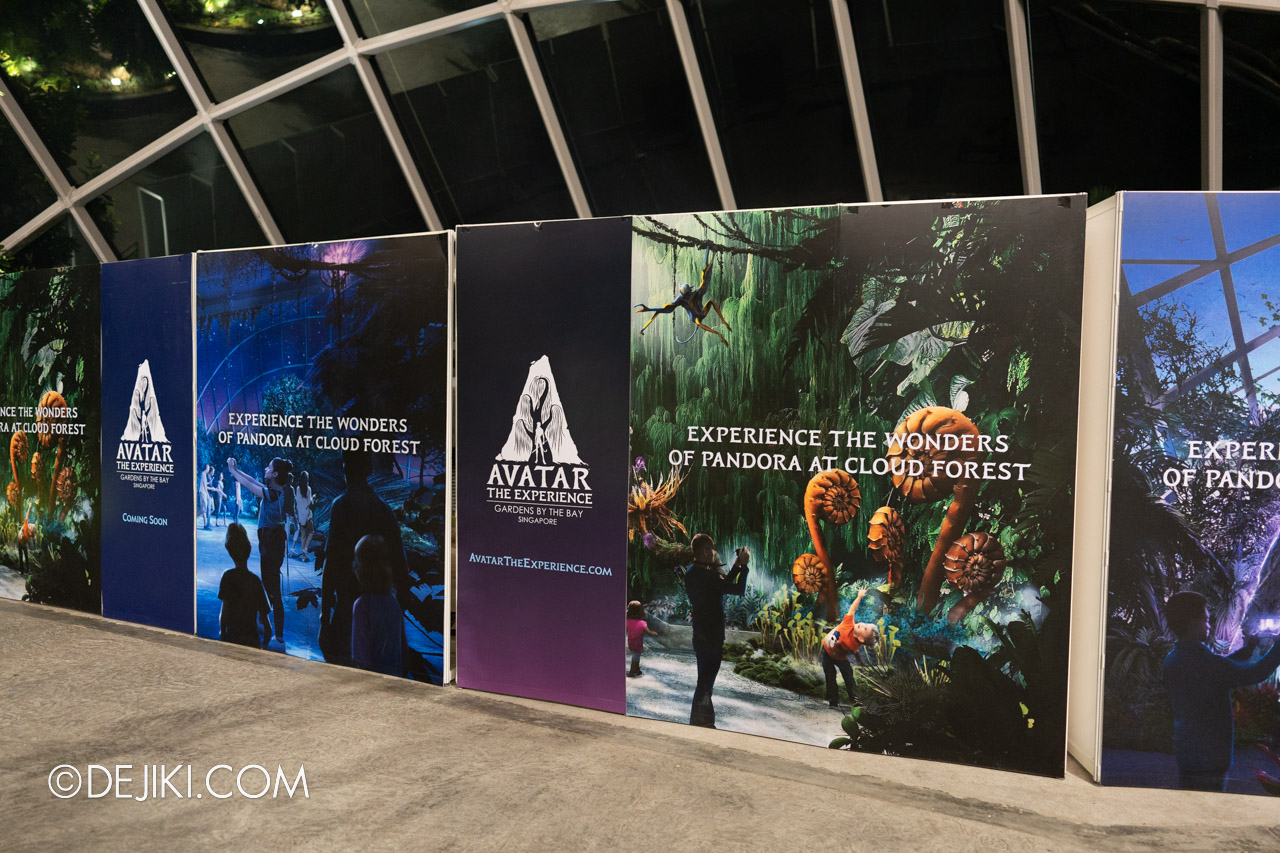 Gardens by the Bay Cloud Forest Avatar The Experience Construction Preview Orchid Haven