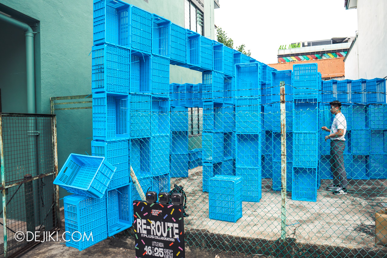 Re Route Festival 2022 Design Activation Built Installation Plastik Silo by Dennis Cheok