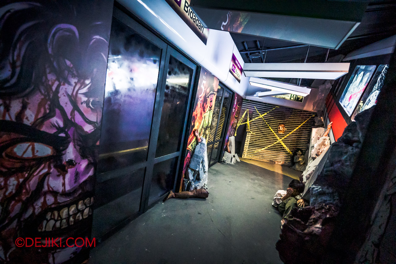 USS Halloween Horror Nights 10 Exclusive Behind The Scene Tour Killustrator The Final Chapter Inside The MRT crash