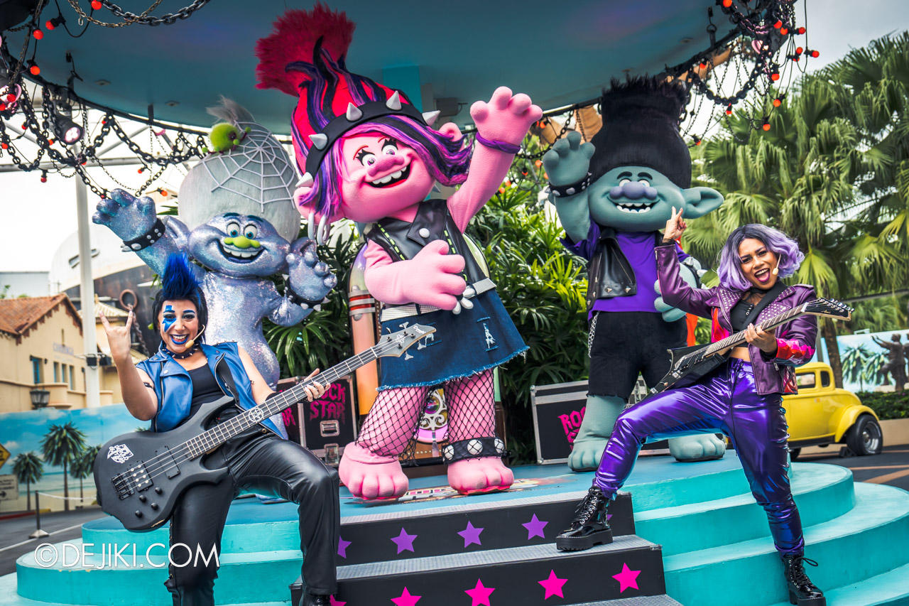 USS Trick or Thrills Daytime Halloween event Rock Trolls show