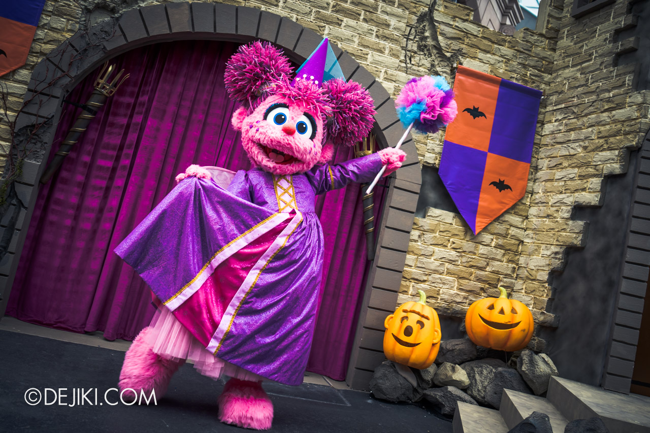 USS Trick or Thrills Daytime Halloween event Sesame Street Fortress of Fun Abby Cadabby Princess