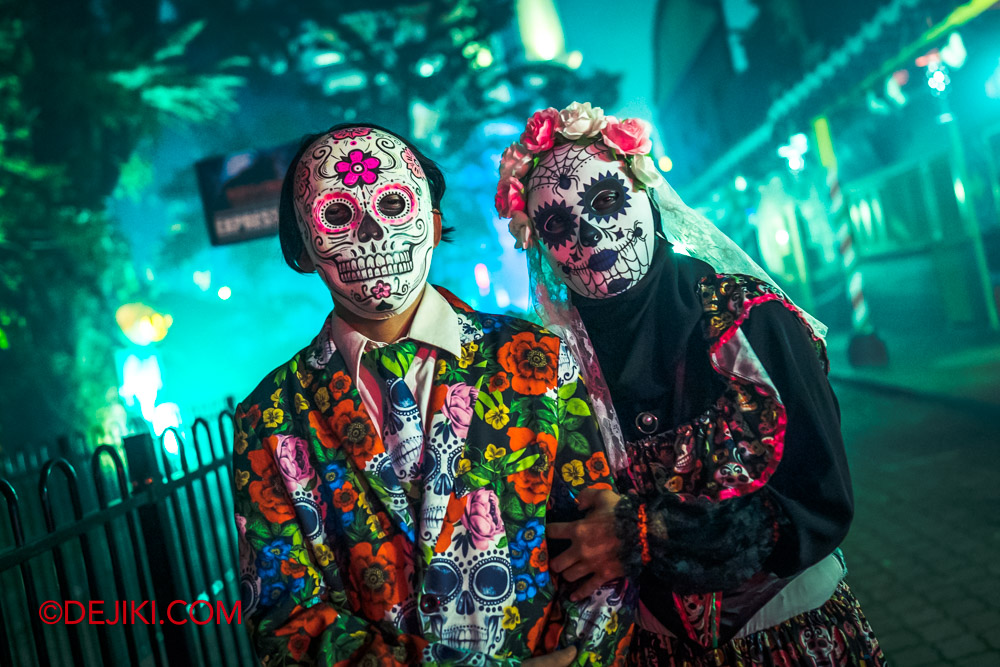 Sunway Lagoon Nights of Fright 8 NOF8 Scare zone characters day of the dead