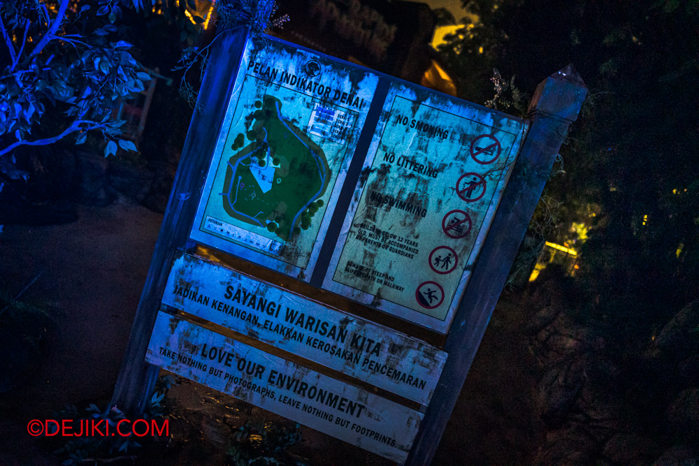 USS Halloween Horror Nights 10 Scare Zone The Hunt for Pontianak 1 map