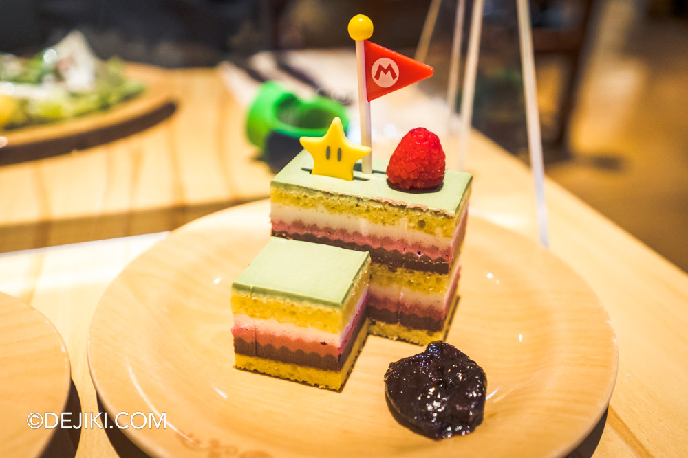 Universal Studios Japan Super Nintendo World Guide Food Kinopios Cafe Goal Pole Cake