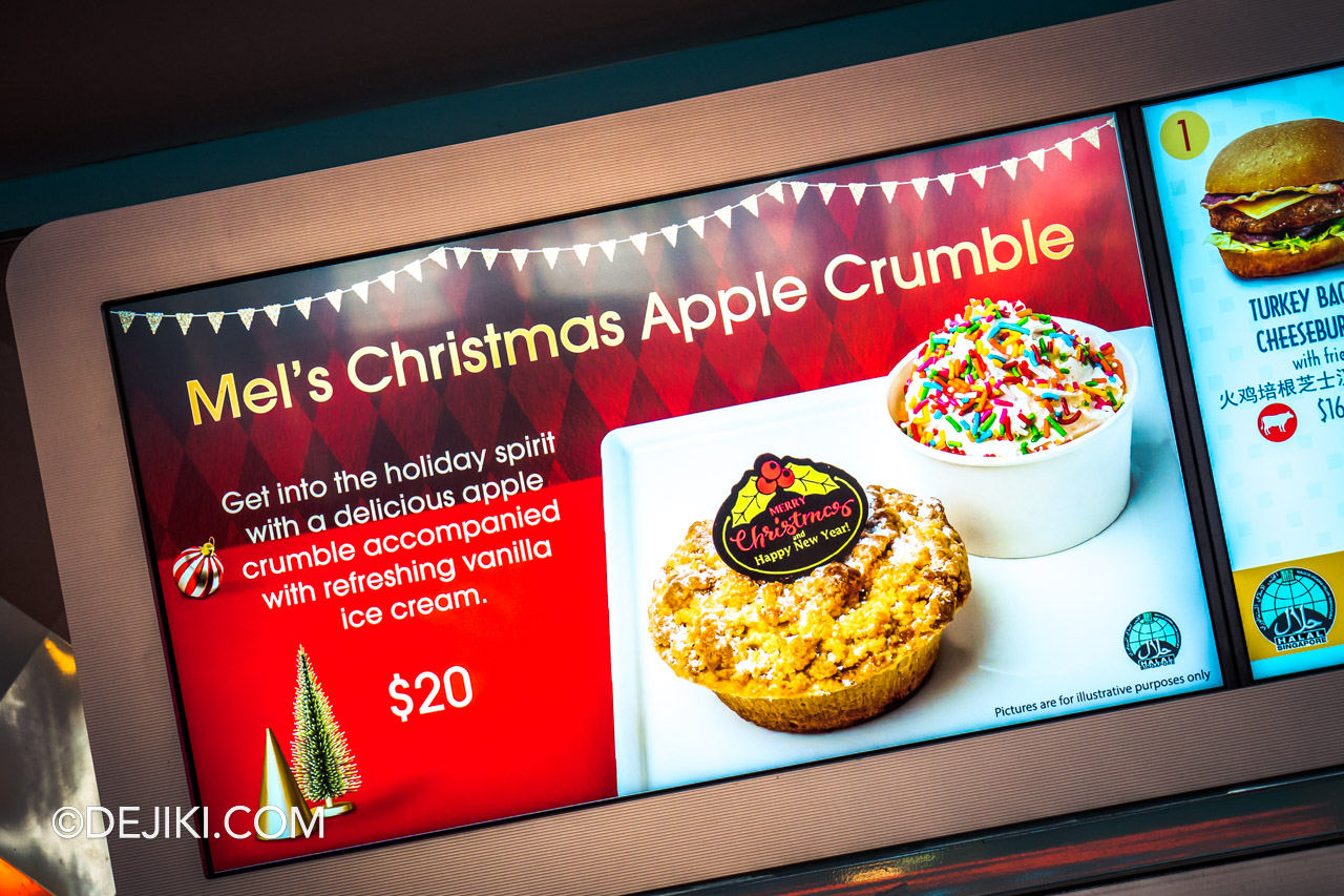 Universal Studios Singapore Park Update 2022 A Universal Christmas Holiday Menu at Mels Drive In