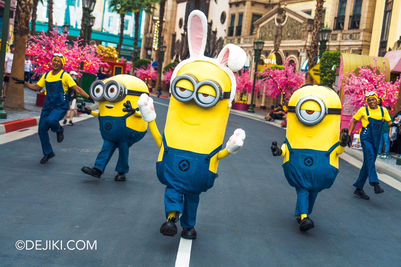 Universal Studios Singapore Chinese New Year 2023 Festive Meet Greet Bunny Minion 1