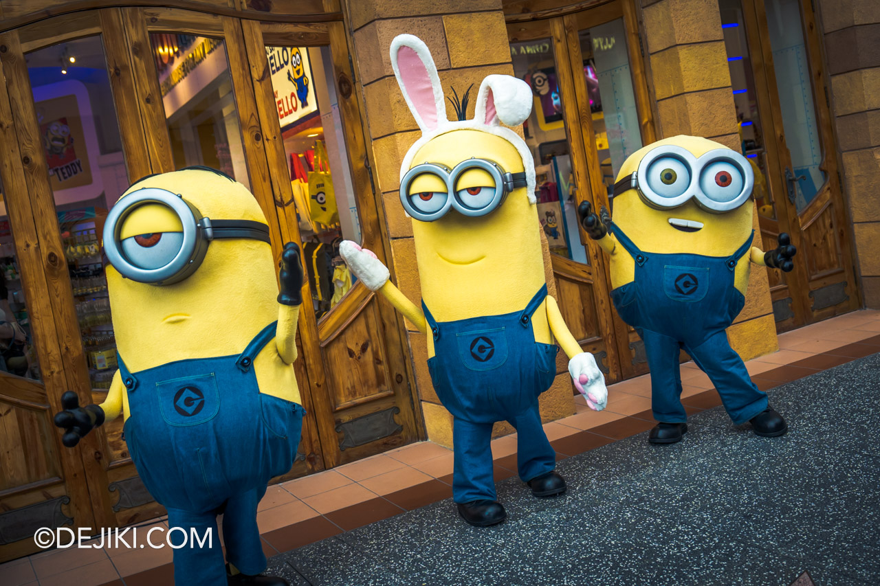 Universal Studios Singapore Chinese New Year 2023 Festive Meet Greet Bunny Minion 2