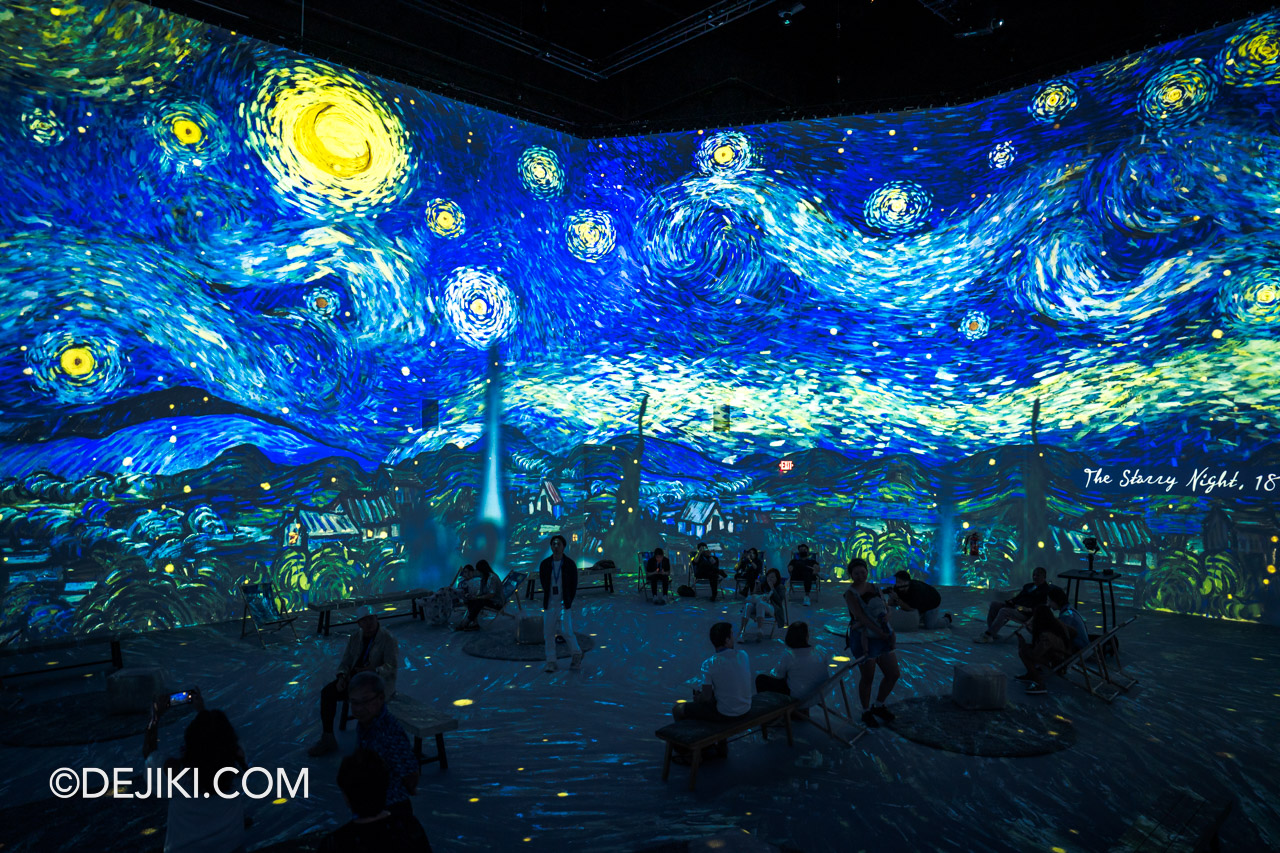 Van Gogh The Immersive Experience Singapore RWS 5 Immersive Experience Gallery 4 Starry Night 3