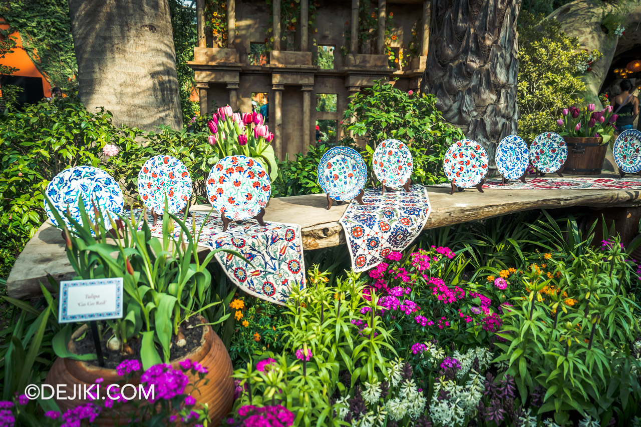 Gardens by the Bay Tulipmania 2023 Flower Dome 6 Ceramic art showcase