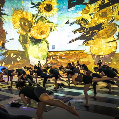 The Art of Flow Yoga Van Gogh The Immersive Experience Singapore sq4