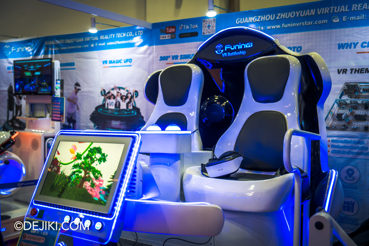 IAAPA Expo Asia 2023 at Marina Bay Sands Singapore Show Floor Guangzhou Zhuoyuan Virtual Reality Tech