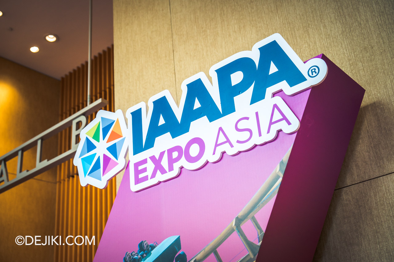 IAAPA Expo Asia 2023 at Marina Bay Sands Singapore Show Floor Signage