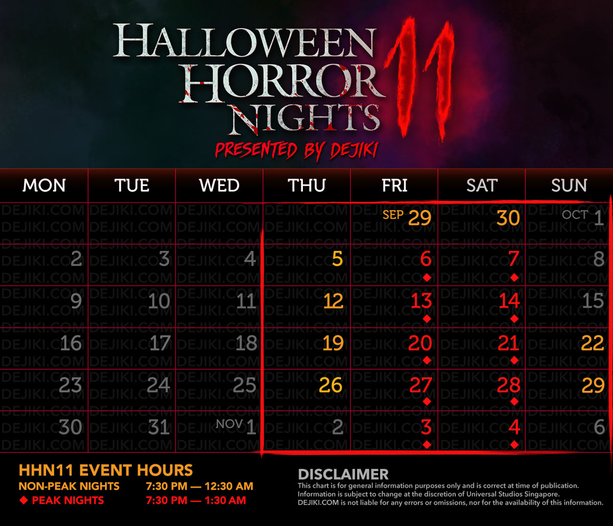 Halloween Horror Nights 11 Event Guide