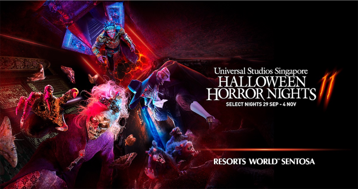 USS Halloween Horror Nights 11 Key Visual Combined houses
