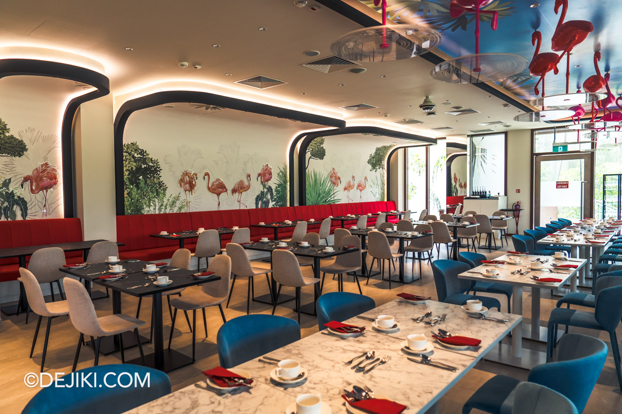Bird Paradise Singapore Crimson Restaurant interiors