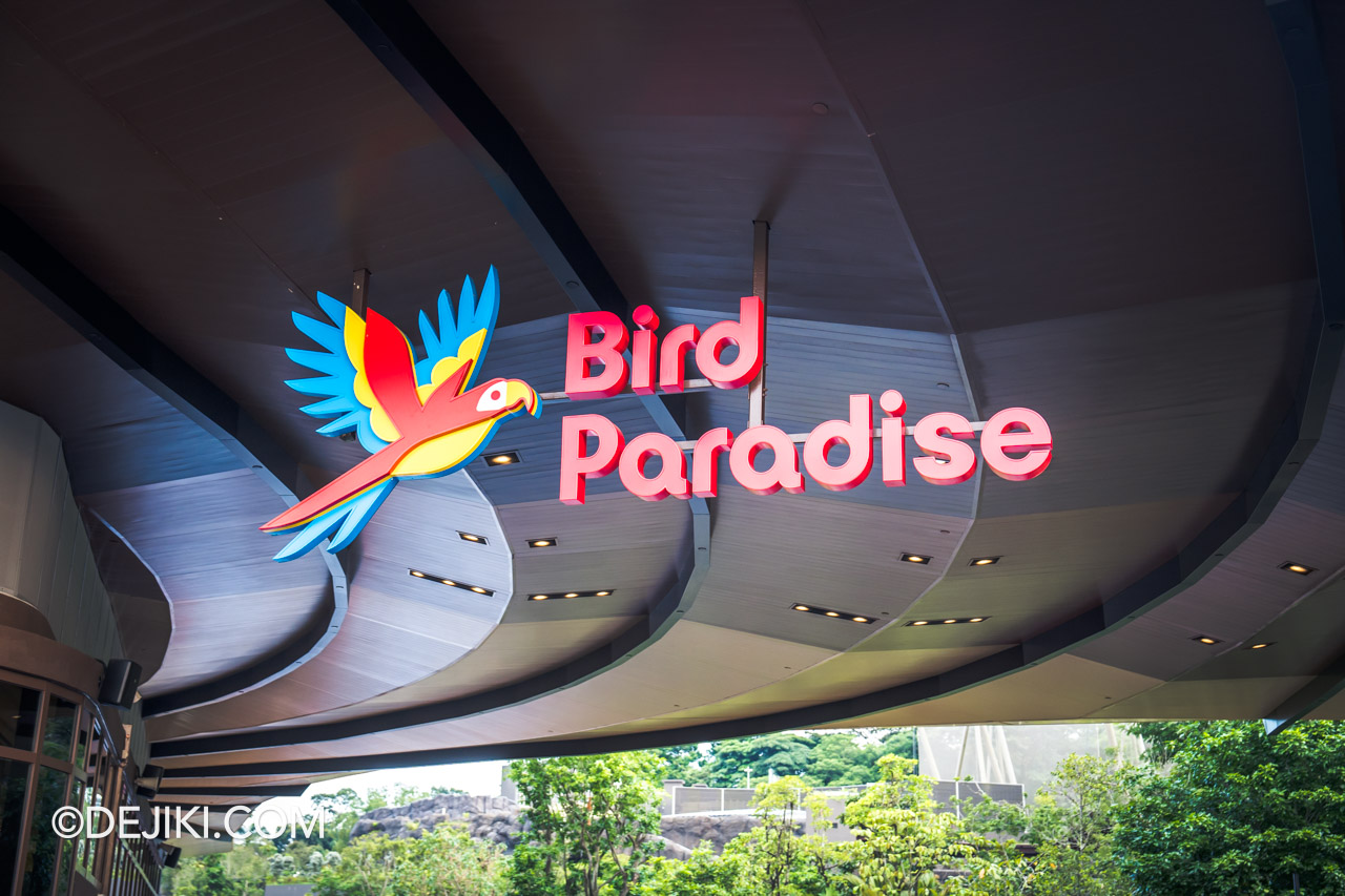 Bird Paradise Singapore Entrance Logo Sign