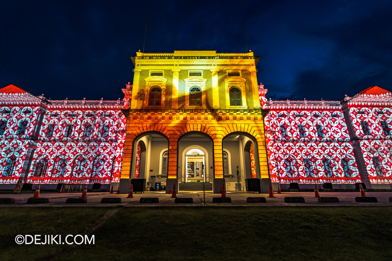 Singapore Night Festival 2023 Projection Mapping at National Museum of Singapore 700 Years by Zizi Majid Muhammad Izdi and Jeremie Bellot AV Extended 3