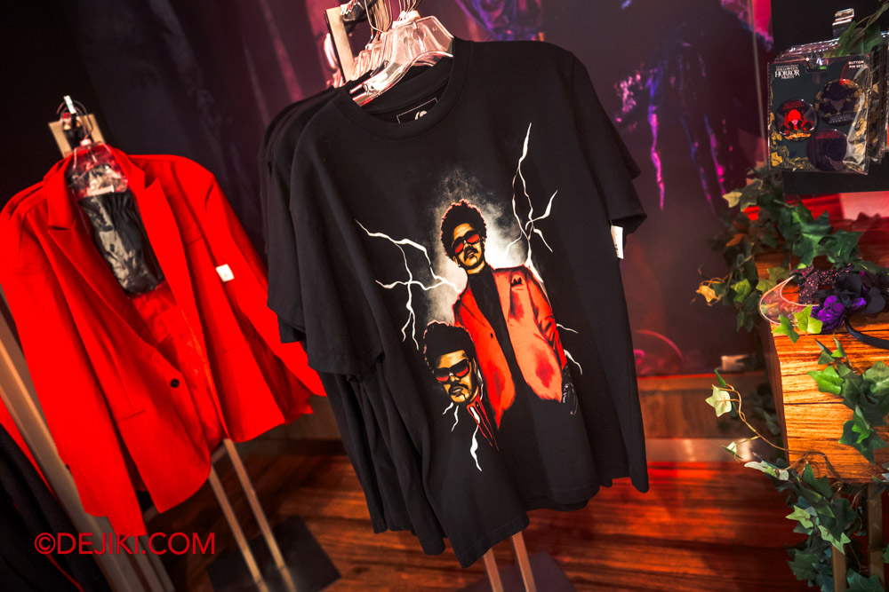 Universal Studios Singapore Park Update HHN11 Halloween Horror Nights 11 Retail 2023 merchandise The Weeknd After Hours Til Dawn Nightmare collection T shirt 1