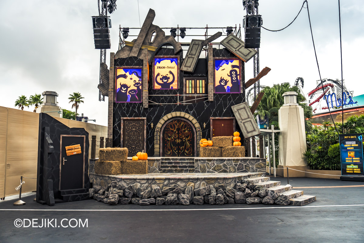 Universal Studios Singapore Park Update Trick or Thrills Day Halloween Hollywood Lagoon Stage