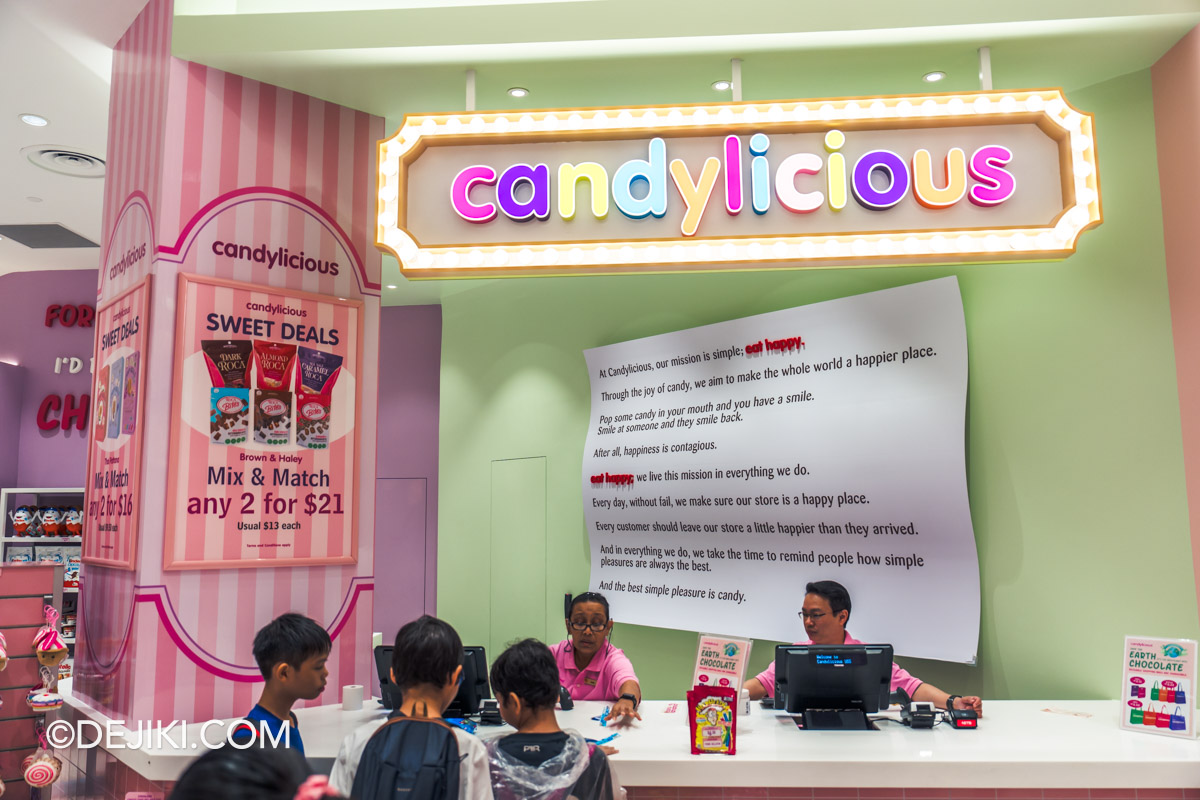 Universal Studios Singapore Park Update Trick or Thrills Day Halloween Retail New Candylicious Store interior