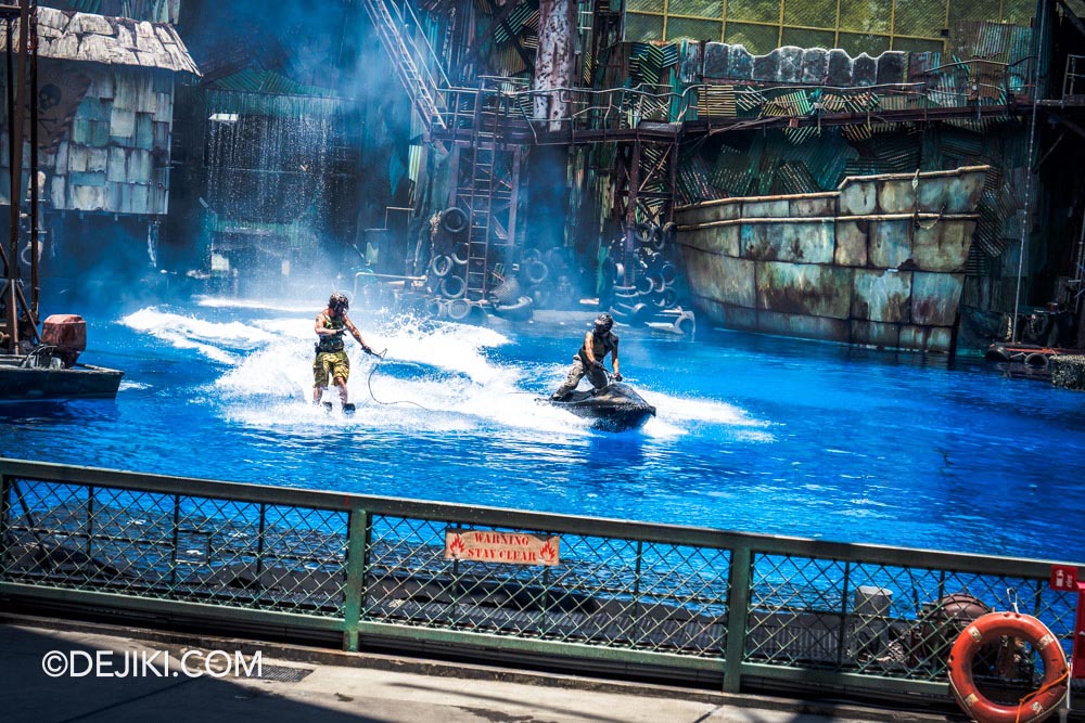 Universal Studios Singapore Park Update Waterworld Returns 2023 September Smoker invades Atoll