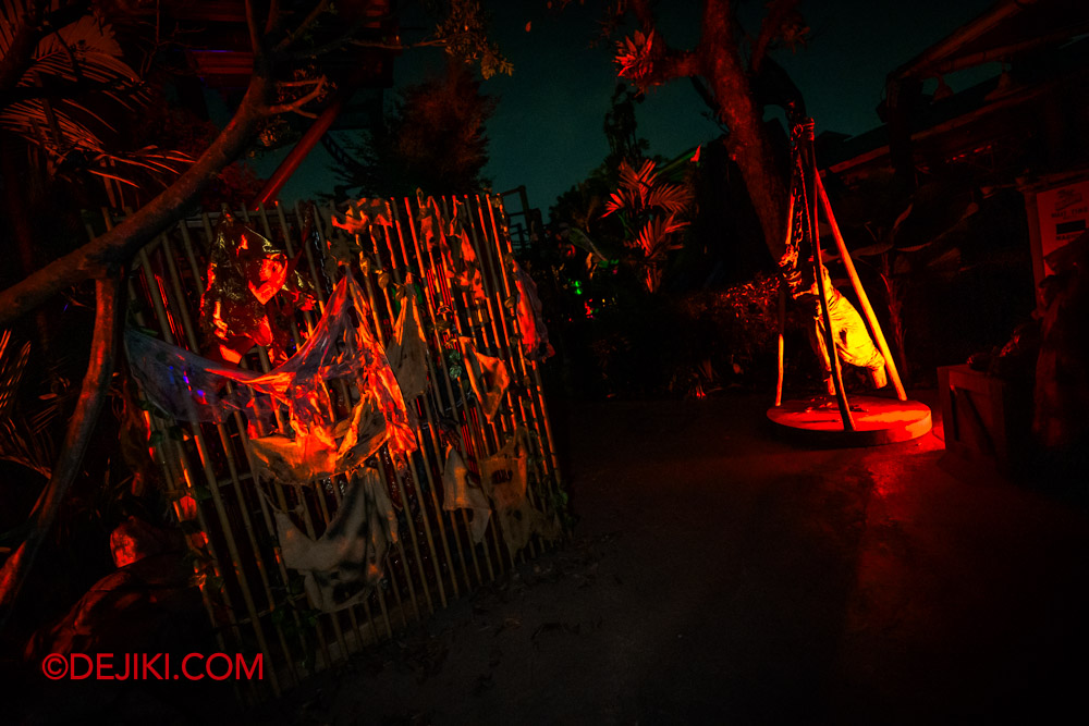 USS Halloween Horror Nights 11 Scare Zones Feature by Dejiki The Cursed Kiramam 7 the enslaved villagers