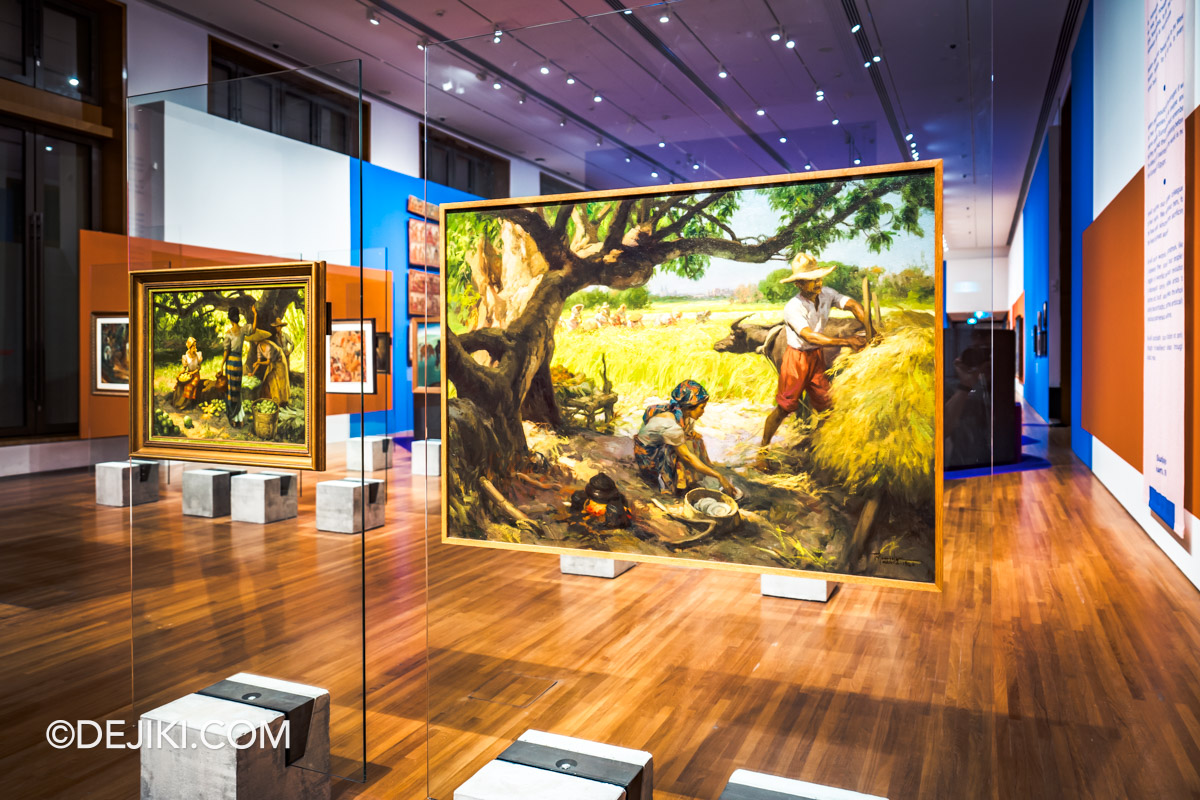 National Gallery Singapore Tropical Exhibition The Myth of the Lazy Native 2 Fernando Cueto Amorsolo Rice Harvesting